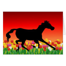 Horse Greeting Card