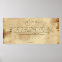 Horse Honour Literary Poster XVII