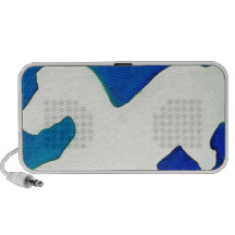 Horse in Blue and White Speakers
