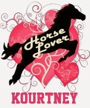 Horse Lover Personalised Kourtney Tshirts