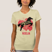 Horse Lover Personalised Noelia Customised Tee Shirt