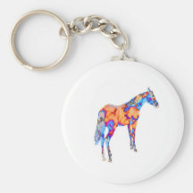 Horse of a Different Colour Key Chain