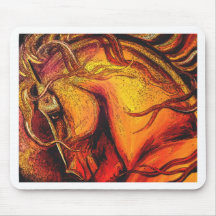 Horse of a different colour mousepad