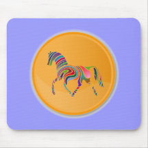 Horse of A Different Colour Mousepad