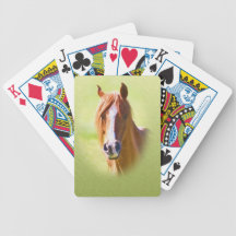 Horse Portrait Playing Cards