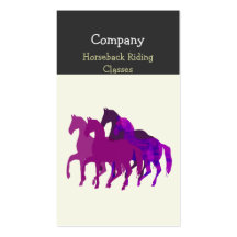 Horse Racing Business Card Template