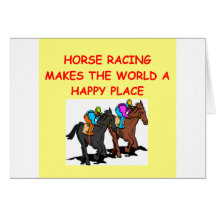 horse racing card