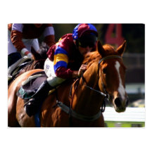 Horse Racing Postcard