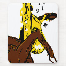 Horse Sax Mousepad