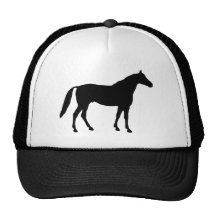 Horse Silhouette Mesh Hat