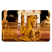 Horse Statue Caesars Vegas Flexible Magnet #1