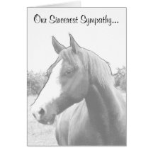 Horse Veterinary Sympathy Card