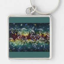 HORSES ACROSS THE MILKY WAY KEY CHAIN