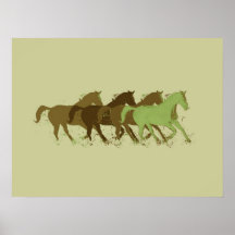 horses for wall posters