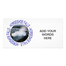 Horseshoe Falls - Niagara Falls, Canada Customized Photo Card