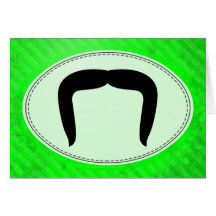 Horseshoe Moustache Card
