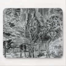 Hospital Courtyard Mousepad