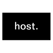 Host Business Card Templates
