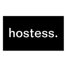 Hostess Business Card