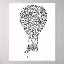 HOT AIR BALLOON by NICHOLAS_COPYRIGHT_M... Posters