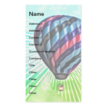 Hot Air Balloon Fantasy Business Card