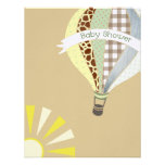 Hot Air Balloon Neutral Baby Shower Invitation