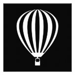 hot air balloon personalised invitation