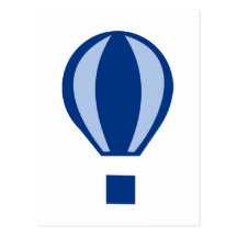 Hot-air balloon postcards