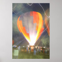 Hot Air Balloon Poster