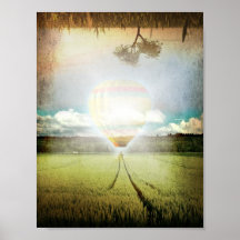Hot Air Balloon Poster