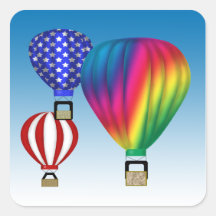 Hot Air Balloon Sticker