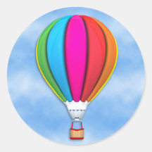 Hot Air Balloon Sticker