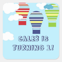 Hot Air Balloon Stickers