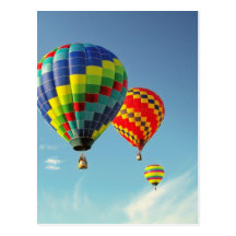 Hot Air Balloons Post Cards