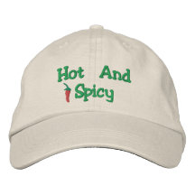 Hot And Spicy Embroidered Hat