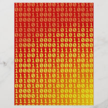 Hot bits gradient pattern custom flyer