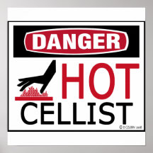 Hot Cellist Print