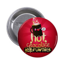 Hot Chocolate and Brownies Pins
