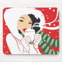 Hot Cocoa Mousepad mousepads