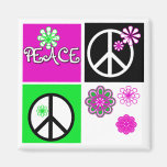 Hot Colours Peace T-shirts and Gifts Refrigerator Magnets