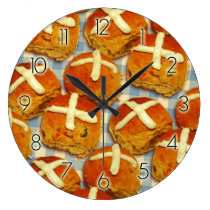 Hot Cross Buns wall clocks