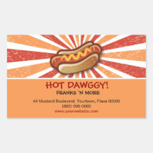 Hot Dawg Sticker