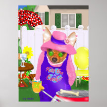 Hot Dog Barbecue Print