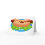 Hot Dog Greeting Card