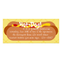 Hot Dog! Party Announcements