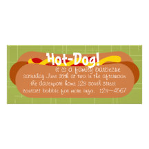 Hot Dog! Party Personalized Invite