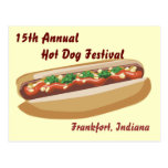 Hot Dog Postcard