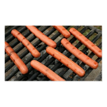 Hot Dogs BBQ Business Card Template