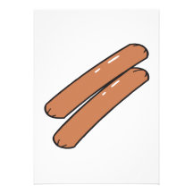 Hot Dogs Invitations