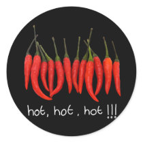 hot, hot, hot, hot chilli sticker